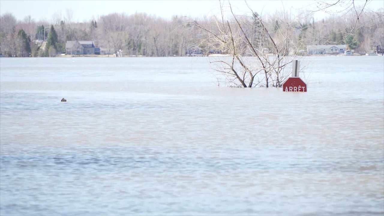 Reportage Inondations état de la situation à SaintAndréd’Argenteuil TVC d’Argenteuil