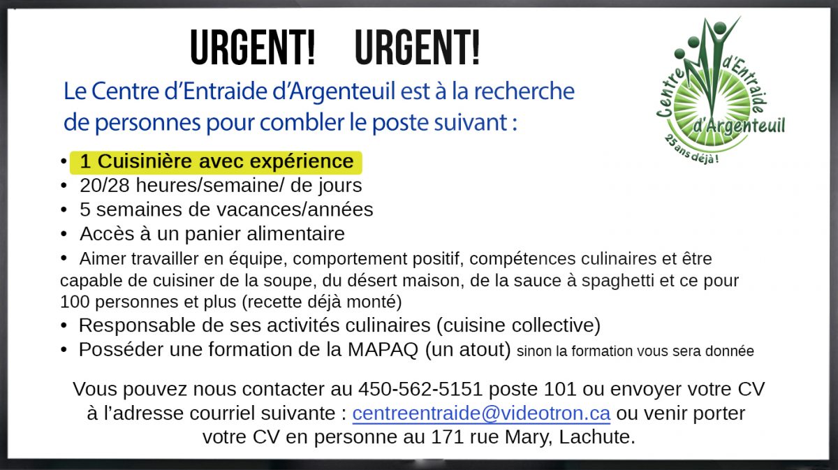 Centre d’Entraide D’Argenteuil