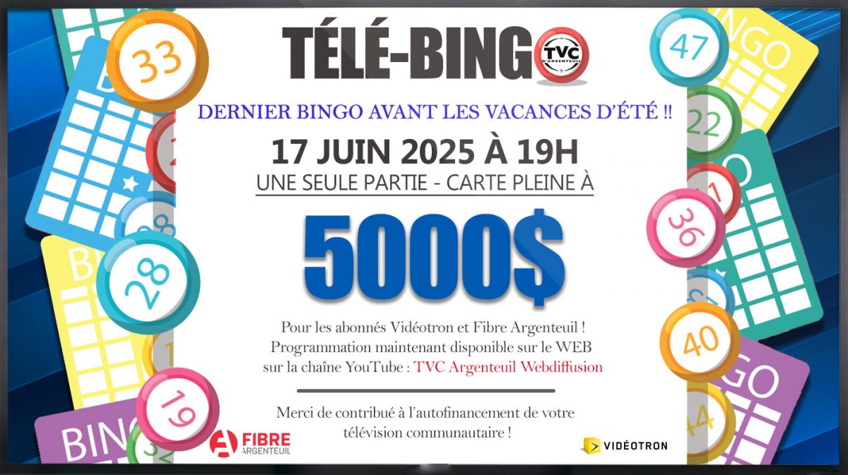 Dernier Télé-Bingo